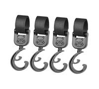 YARNOW 4pezzi Ganci Per Passeggino Clip Per Passeggino Appendini Per Appendere Borse Shopping Passeggiate Accessori Per Carrozzine Design Adatto Alla Maggior Parte Dei Passeggini