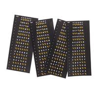 YARNOW 4pezzi Ghiera per Chitarra Adesivi per Scale di Note per Principianti Intarsi di Accordi per Chitarre Acustiche Elettriche Accessori per Esercitarsi sulla Tastiera per Studenti