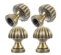 YARNOW 4pezzi Pomelli Solid Metal Lampada da Tavolo e Terra Vintage Decorazioni Facili da Installare per Paralumi Accessori Resistenti per Lampade da Soggiorno e Piantana