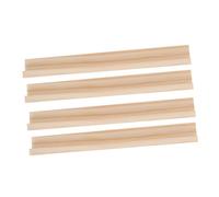 YARNOW 4pezzi Porta Domino Legno Multi-funzione Per Gioco Da Tavolo Supporti Per Domino Fatti Mano Base Per Esporre Pedine Accessori Per Giochi Legno