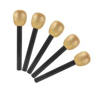 YARNOW 5 Microfoni Realistici per Feste e Cosplay Accessori per Party e Fotografie Microfono Prop Versatile e Resistente per Discoteche e Eventi