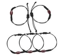YARNOW 5 Pezzi Bracciale Di Rugby Bande Da Polso Braccialetto Di Fascino Di Rugby Braccialetti Sportivi Per Braccialetti Giovanili Braccialetto Rugby Poliestere