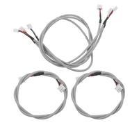 YARNOW 5 pezzi Cavo audio schermato a 3 pin: cavo di trasmissione del segnale elettronico da 50 cm/20" - Doppia estremità XH2.54 per casa o ufficio, riduce il rumore per altoparlanti, mixer e