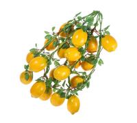 YARNOW 5 Pezzi di Limoni Artificiali Decorazioni con Mazzi di Limoni Finti per La Casa E Lhotel