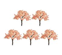 YARNOW 5 Pezzi Modelli Alberi in Metallo per Micro Paesaggio Decorazione Realistica Albero Miniatura per Scene e Spazi Verdi Design Creativo e Dettagli Delicati