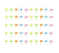 YARNOW 50 Clip per Libellule Colorate per Supporto Piante in Plastica Clip di Fissaggio per Orchidee e Piante Rampicanti Accessori Decorativi per Giardinaggio Interno ed Esterno