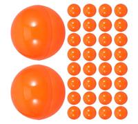 YARNOW 50 Palline per Lotteria in Pvc Arancione, Sfera da 5cm Facile da Afferrare e Conservare, Gioco per Attività di Raffles e Feste