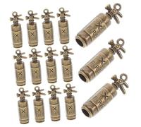 YARNOW 50 Pezzi Di Fermagli In Ottone Per Estintori Per Bambole Per Casa Delle Bambole Per Giocattolo Falò Chiusura Magnetica Per Collana Estremità Del Cavo Con Chiusura A