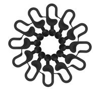 YARNOW 50 Pezzi Ganci in Plastica per Tende Gazebo da Ganci Scorrevoli per Tende da Sole Esterno e Zanzariere Accessori Versatili per Campeggio Viaggi e Hotel Supporto Affidabile e