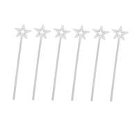 YARNOW 6 Bacchette per Bambine Accessori Cosplay e Compleanno Materiale Sicuro per Party Tema Fatine e Principesse