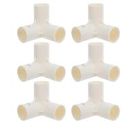 YARNOW 6 Connettori a 3 Vie per Box in Plastica Atossica, Raccordi per Recinzione Gioco Interno ed Esterno, Kit Ricambio per Sponda Sicurezza, Compatibili Pannelli Standard