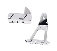 YARNOW 6 Corde Bridge jazz vuoto Ponte del coda di chitarra trapezoidale ponte per cordiera per chitarra ad arco Pieno di e parti di cordiera ad arco Argento