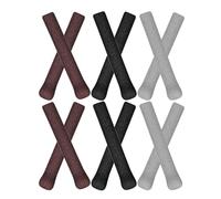 YARNOW 6 Paia Cuscinetti per Aste Occhiali in Cotone Lavorato a Maglia | Design Allungato, Alta Elasticità, Riduce L’attrito e Aiuta a Limitare lo Scivolamento