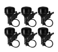 YARNOW 6 Pezzi Campanello Mini per Bicicletta, Plastico | Montaggio Reversibile Lato Opposto-destra, Accessorio Leggero, per Bici da Strada ed E-bike, Guida Sotto la Colore Casuale