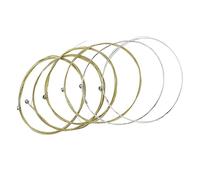 YARNOW 6 Pezzi Corde per Chitarra Acustica Sostituzione per Folk Durabilità e Tuning Veloce Alla Corrosione e Stabilità Ambientale