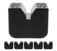 YARNOW 6 pezzi di cuscinetti in gomma per cric - Adattatore per cric per auto - Blocco di supporto per, cuscinetto di ricambio ideale per veicoli, SUV e protezione del telaio dell'auto.