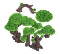 YARNOW 6 Pezzi Mini Piante Artificiali Muschio e Felci per Decorazione Terrario, Micro Paesaggio e Casa delle Bambole, Scenari Modellismo Ferroviario, Decorazioni Giardino in Miniatura