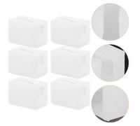 YARNOW 6 Pezzi Protezioni Angolari Trasparenti in Silicone Morbido per Mobili, Paraspigoli Sicurezza, Copri Angoli per Tavoli e Scrivanie, Protezione Antiurto per Casa