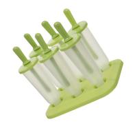 YARNOW 6 Pezzi Stampi Versatile Set in Chiaro Ghiaccioli Plastica per Verde Rilascio Facile Estivi in Estate per Gelati Fai da Te per Uso