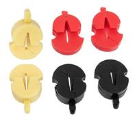 YARNOW 6 Pezzi violino muto mute di violino Gancio violino dritto muto con tipo piccolo pad mute per strumenti musicali riduzione del muto per la pratica del violino gomma da cancellare
