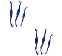 YARNOW 6 Pz Spazzolino Da Denti Per Cani Giocattoli Di Corteccia Giocattoli Per Animali Domestici Giocattoli Da Masticare Per Cani Di Piccola Taglia Doppia Testa Suite