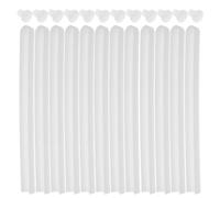 YARNOW 6 Set Binari Scorrevoli per Cassetti in Plastica Bianca Struttura Monopezzo e Movimento Silenzioso per Cassetti di Armadi e Mobili da Casa
