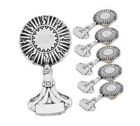 YARNOW 6 Spille Metalliche Cristiana Pin da Bavero per Accessori Religiosi Sicuri per Cappelli e Design Elegante Spilla da