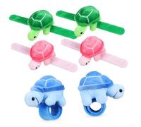 YARNOW 6pezzi Braccialetti Slap Forma Colori Per Ragazzo Decorativi Meccanismo Per Feste e Regali