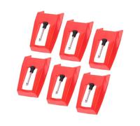 YARNOW 6pezzi Puntina Per Giradischi Ago Di Ricambio Accessorio Per Fonografo Compatibile Dischi in Vinile e Grammofoni