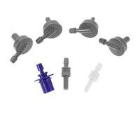 YARNOW 7pezzi Adattatore per Connettore di Bracciale per Sfigmomanometro Connettore di Ricambio per Tubo Aria Tubo Singolo per Misuratori di Pressione Sanguigna per Gestione Sanitaria