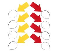 YARNOW 8 Pezzi Copricapo Divertente a Forma di Freccia Ultraleggero in Plastica e Feltro, Accessorio per Chioma per Carnevali e Feste di Compleanno