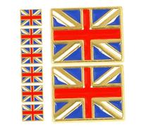 YARNOW 8 pezzi Spilla Bandiera Regno Unito in Metallo Smaltato Spille Union Jack British Lapel Pin Elegante e Leggera per Abiti e Outfit Casual