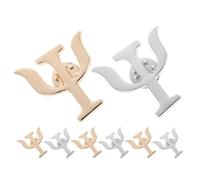 YARNOW 8 Spille da Bavero da Uomo e Donna a Tema Psicologia in Lega Resistente Accessori Eleganti per Camicie e Giacche Spilla da Colletto e Scialle Confezione Regalo