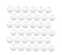 YARNOW 80 Pezzi Palline Sonaglio Bianche per Giocattoli da Te Inserti Plastica per Squeaker Animali di Peluche Sfere Sensoriali per Sviluppo Uditivo e Gioco Interattivo