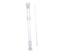 YARNOW 8foro Flauto in Strumento Fiato Con Asta Di Pulizia Manuale Inclusi Materiale Abs Resistente Taglio Tedesco Preciso Per Suono Pieno