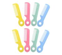 YARNOW 8pezzi Pettini per Capelli per Ragazzo Ragazza Setola Punta Rotonda Pettine Districante Delicato Spazzola Carina per Ragazze Strumenti per Styling della Toelettatura Realizzati