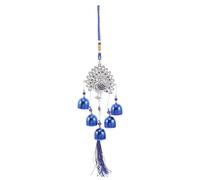YARNOW a Vento Design Mistico in Metallo Blu Portafortuna Decorazione da Appendere per o Balcone