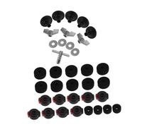 YARNOW Accessori di Ricambio per Piatti con Rondelle a Forma di Ala e Feltro per Frizione Kit Completo per Strumenti a Percussione con Chiavi e Boccole in Plastica
