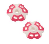 YARNOW Accessori per Bastoncini da Trekking 2 Pezzi Cestini Rotondi Fango e Neve Parafango Leggeri per Escursionismo e Arrampicata Montagna Rosa e Bianco