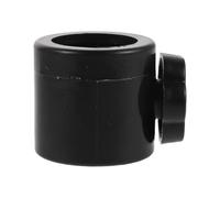 YARNOW Adattatore per stabilizzatore per palo di ombrellone da Piscina - Adatto a ombrelloni da 1,26" e 1,1" per Manicotti a Filettatura Singola, Riduce Le oscillazioni, Nero