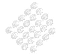 YARNOW Adesivi Antiscivolo PEVA a Forma di Conchiglia 24 Pezzi, per Bagno | Facili da Applicare, Sicurezza Garantita, per Corridoio e Ingresso, Decorazione Sobria, Uso Domestico