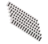 YARNOW Adesivi per Armonica a 24/28 Fori in Tonalità di Do, 60 Pezzi Autoadesivi Numerici per Marcatura Scale, Supporto Didattico per Principianti e Musicisti in Esercizio