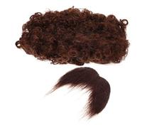 YARNOW Afro e Per Cosplay Copricapo Per Feste Baffi Per Accessorio Per Spettacoli e Decorativa