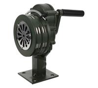YARNOW Allarme Portatile con Manovella in Plastico e Lega con Base Montaggio, Suono Forte per Scuola e Campeggio, Dispositivo di Sicurezza Manuale