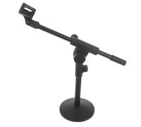 YARNOW asta microfonica microfono a braccetto supporto per microfono regolabile piccolo braccio del braccio stand di microfono da scrivania REGISTRAZIONE MIC MIC ferro da stiro Nero