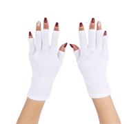 YARNOW Atmosfera Estiva Guanti da Ferrata, Metà Dita UV | Guanti di Protezione Solare, Leggeri ed Elastici, per Nail Art e Arrampicata, Taglio Corto Comodo