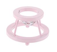 YARNOW Auto Scorrevole Per Bambole Apprendimento Del Giocattolo Del Camminatore Mobili Per Giocattoli Per Mini Mobili Per Casa Delle Bambole Mini Sedia Da Vivaio Di Legno Rosa