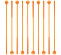 YARNOW Bacchette Leggere e Plastica Pezzi Gialla per Batteria 10 in Sicure come Sussidio Didattico Colore Casuale per Mani Delicate per Ragazzi e Ragazze