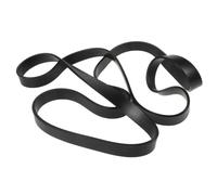 YARNOW Bande di Resistenza Elastiche in Pet Nero per Esercizi di Stretching e Allenamento Gambe e Schiena Larga, per Routine di Fitness e Attività On The Go