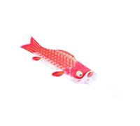 YARNOW Bandiera a Forma di Carpa Rossa 14 M in Stile Giapponese Koi Nobori in Materiale Satinato Resistente per Decorazioni Feste Esterne e Sfondo Fotografico per Eventi Tradizionali